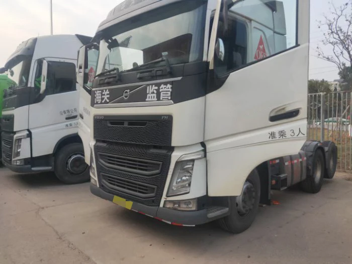  Хорошее состояние Евро 4 б/у тяжелые тягачи volvo FH460 10 колесные грузовые шины прицепы 6x2R