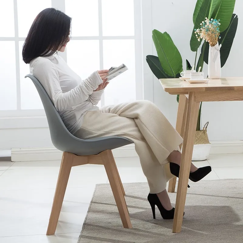 Заводская поставка мебель для дома деревянные ножки тканевый стул отдыха