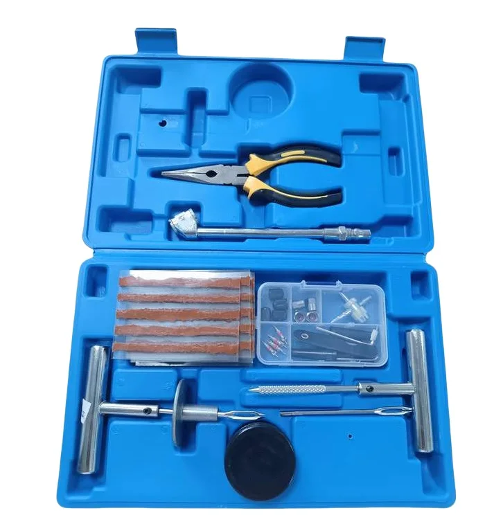 Custom Tubeless Tyre Puncture Repair Kit Tyre Repair Kit Tools Reifen Reparature Set Vacuum Tyre Repair Set