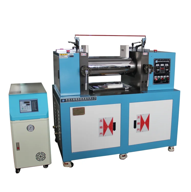 Oil Heating Two Roll Mill Open Mixing Mill for Plastic and Rubber Raw Material
