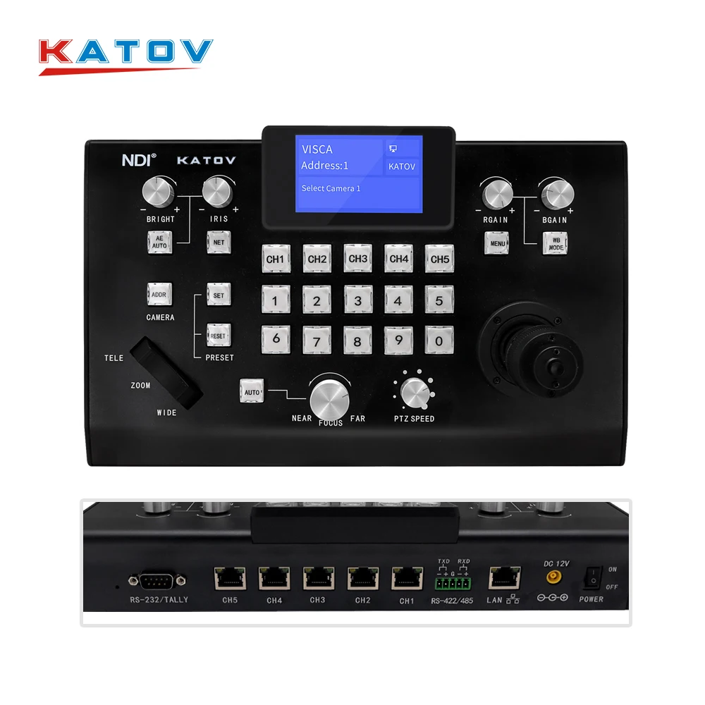 KATO вещания IP ptz ndi джойстик v приманка для рыбалки контроллер SDI камера PTZ