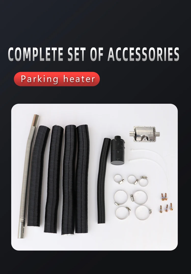 for cars, saloon cars, trucks, boats, tents, caravans and railway vehicles LCD display 12v 24V 5KW portable diesel heater