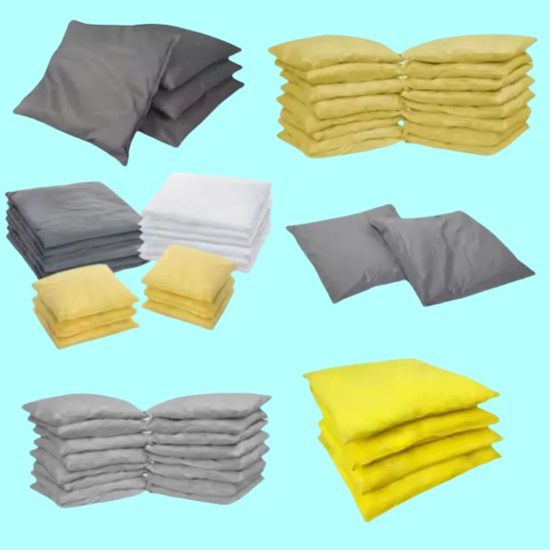 oil  Absorbent  sock chemical absorbing boom spill absorption  line suction liquid sock pillow pads