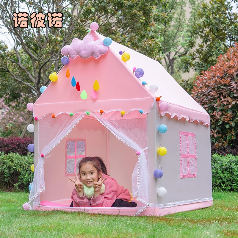 customize kid play tent red felt home tent with cheap price