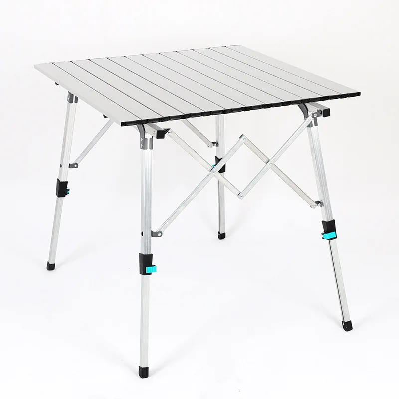
Wholesale Height Adjustable Lightweight Aluminum Metal Portable Outdoor Folding Tables 