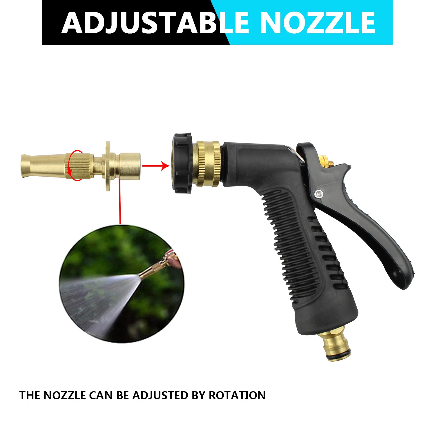 Watering High-pressure Car Wash Foam Snow Foam Lance Wash Blaster Sprayer Plastic Irrigation System For Watering