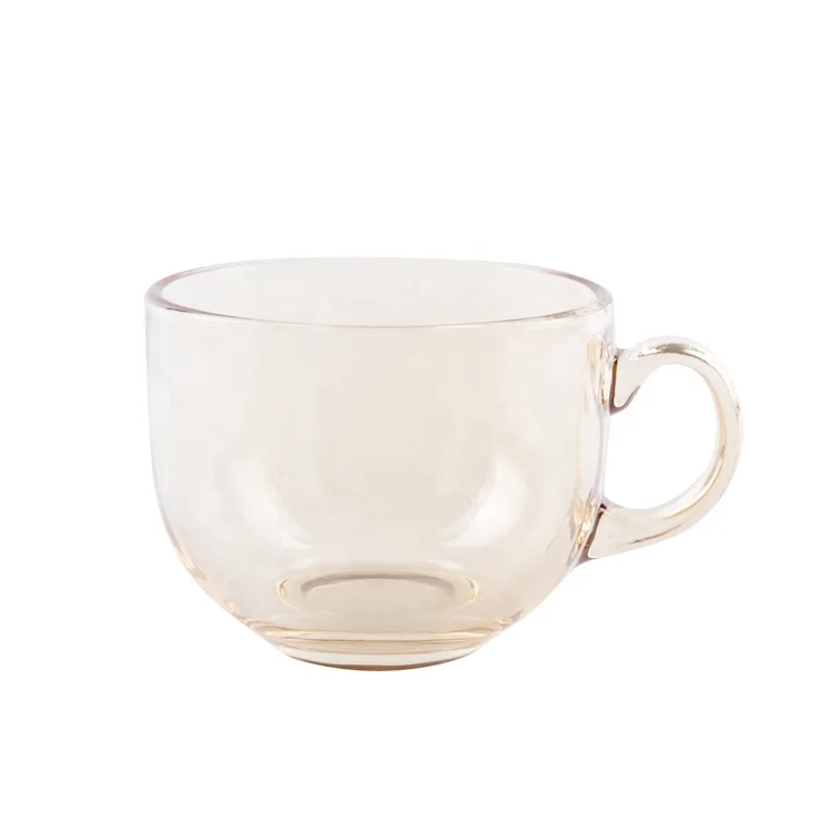 
Large capacity amber breakfast cup Oatmeal Milk Cup 