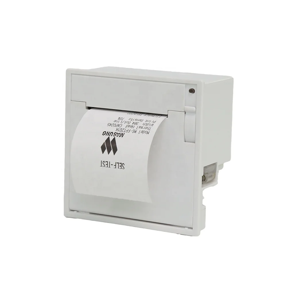 Masung 2'/58mm Panel Design Thermal Printer For Gas Pump Station Embedded Impresora de Etiquetas Barcode Receip Printer