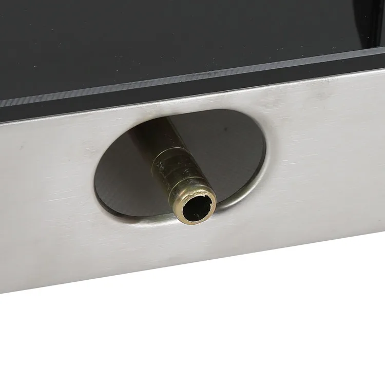 Плита Газовая с 2 горелками из закаленного стекла 7 мм