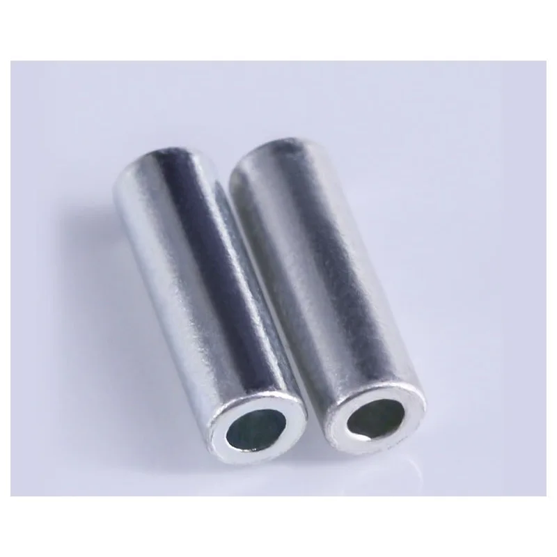 1000 pieces/bag round and oval fishing gear aluminum tube  aluminum fishing line crimps sleeves fishing tube  aluminum sleeve