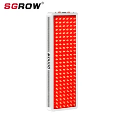SGROW High Irrandiance Near Infrared 1500W Dual Switches Full Body 660nm 850nm Red Light Therapy Panel