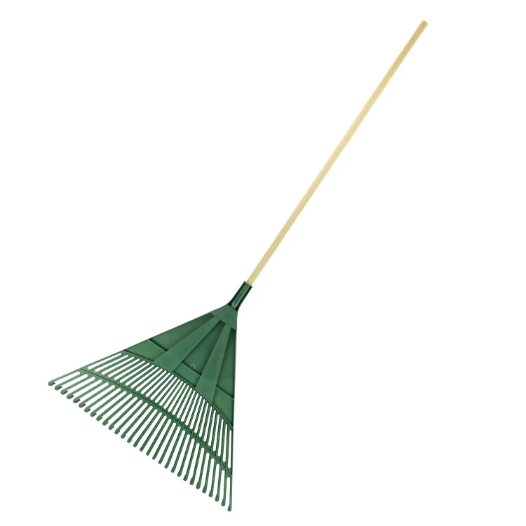 new design 30 tooth large rake strengthened thickened leaf plastic rake high quality hand garden tools wholesale