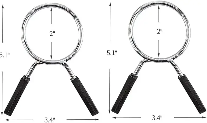 24/25/28/30/50mm Weight Lifting Locking Clips Gym Weight Barbell Lock Standard Lifting Kit Lock