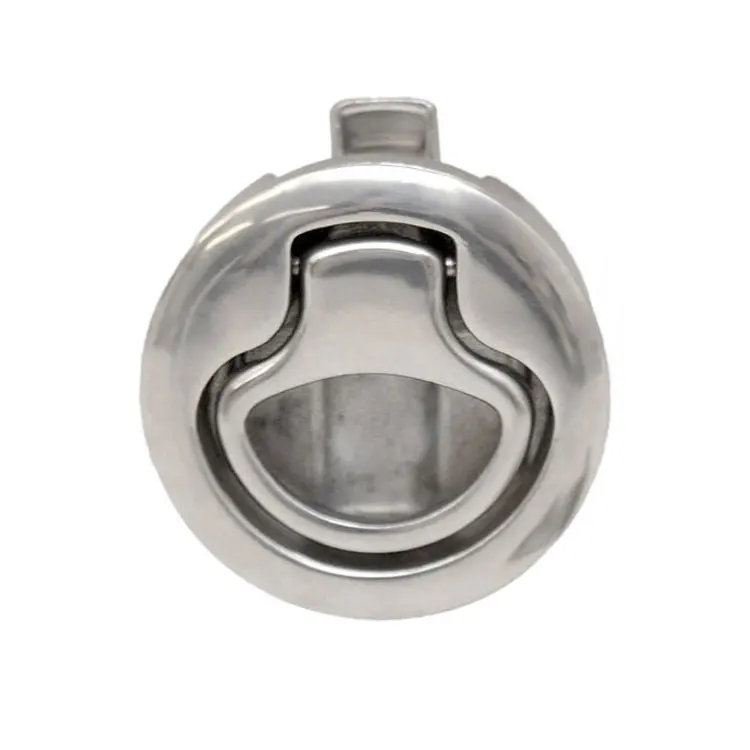Hardware Round Bass Boat Cam Locker Door Latch Lock Slam Latch With Key For Marine