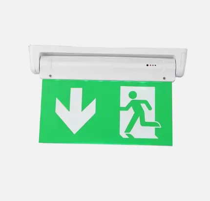 3w 180min Running Man Rechargeable Green Lighting Plastic Ni Cd Backup Lighted Emergency Exit Signs Adjustable Escape Safety