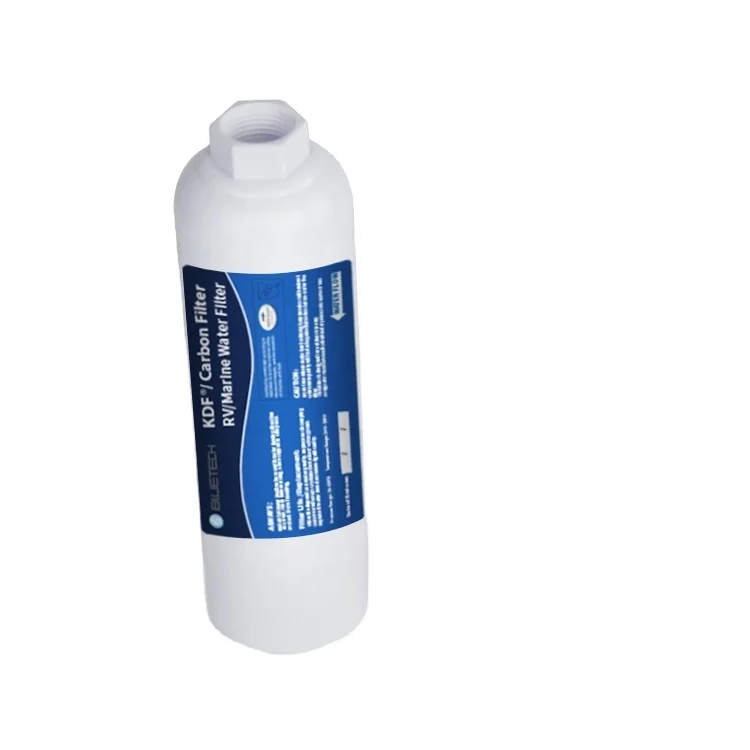 Caravan Water Filters In Line Inline Portable Carbon Filters + 2x Hose Connector