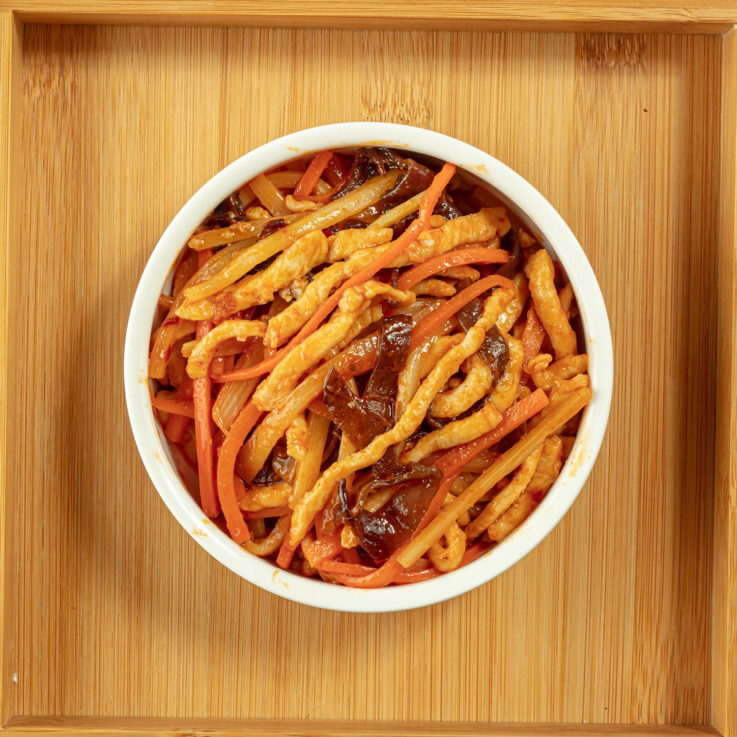Wholesale Suitable Chinese Restaurant Delicious Heat-And-Eat  Food Shredded Pork With Fish Flavor