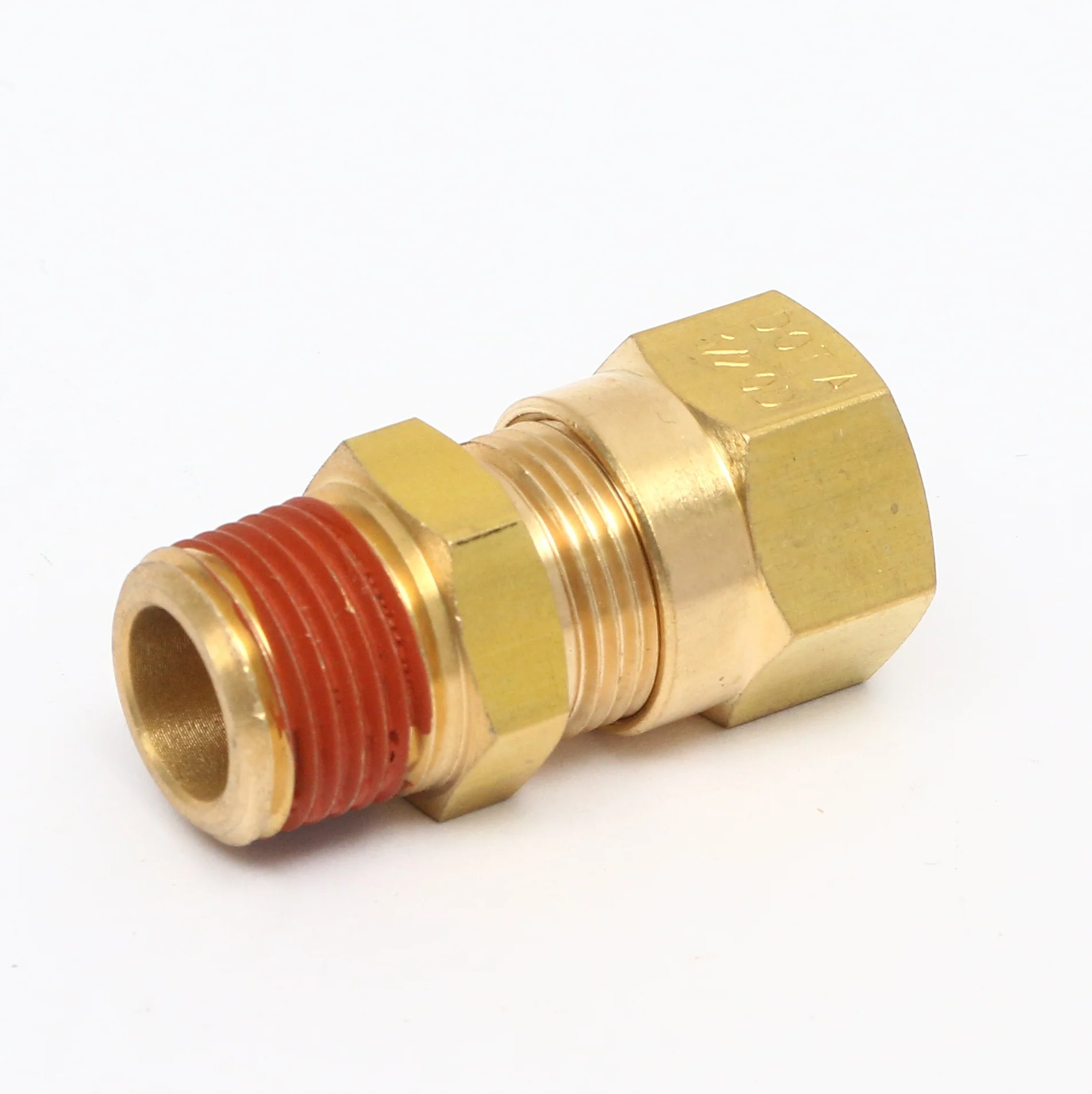 Key Forward Connectors Pipe Fittings Tube male quick connector stopper Adapter Brass air pipe quick connector