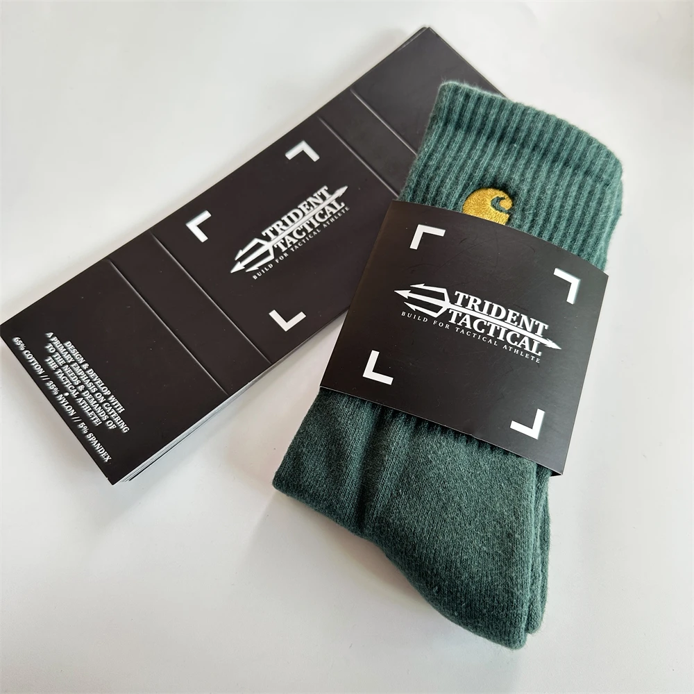 Custom Thick 400Gsm Socks Accessories Paper Cardboard Socks Hang Tag,Printed Logo Sock Tag,Sock Wrap Label