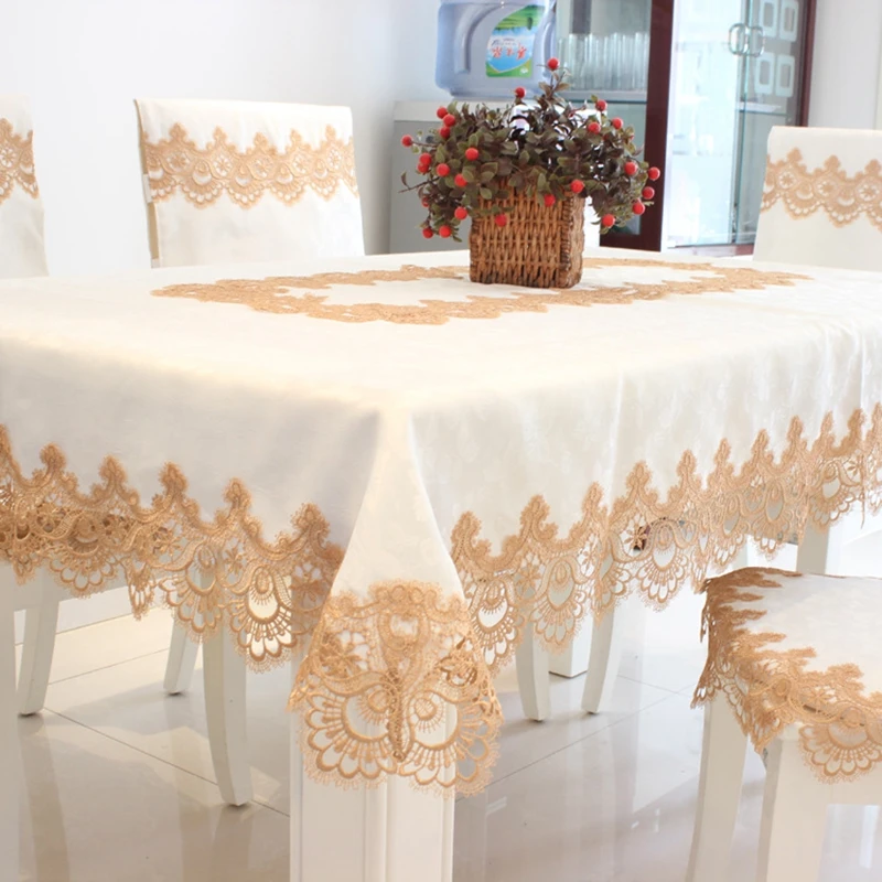 Good Lace Cloth European Fancy Tablecloths Custom Dining Table Cloth With High Quality