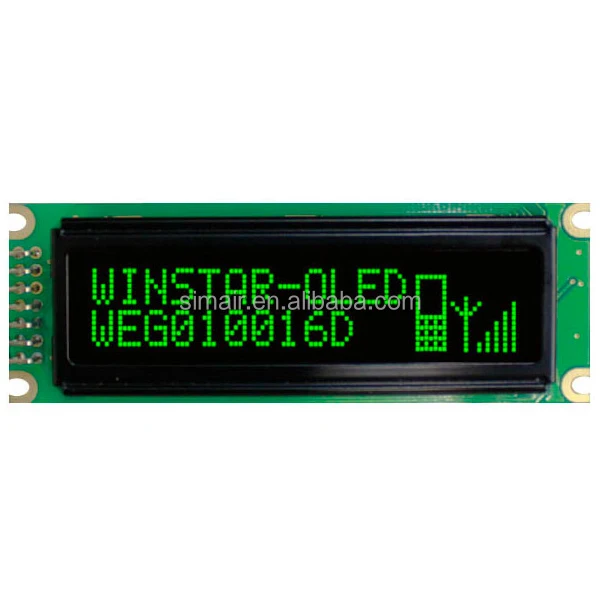 Монохромный OLED-дисплей 100x16 ЖК-модуль 2 4 дюйма