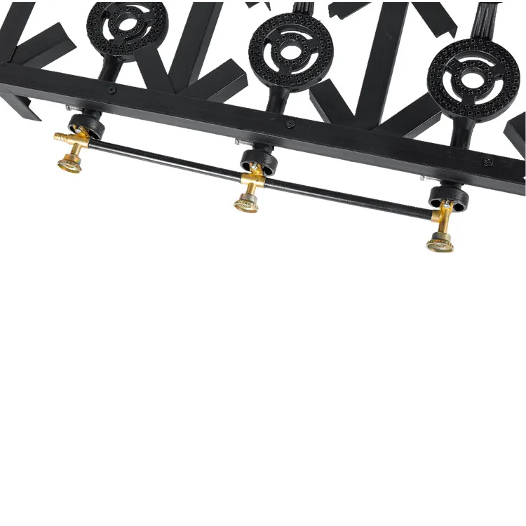 
Great Industrial Gas Stove Gas Cooker 3 Burner Burner Cast Iron For Outdoor Cooking 