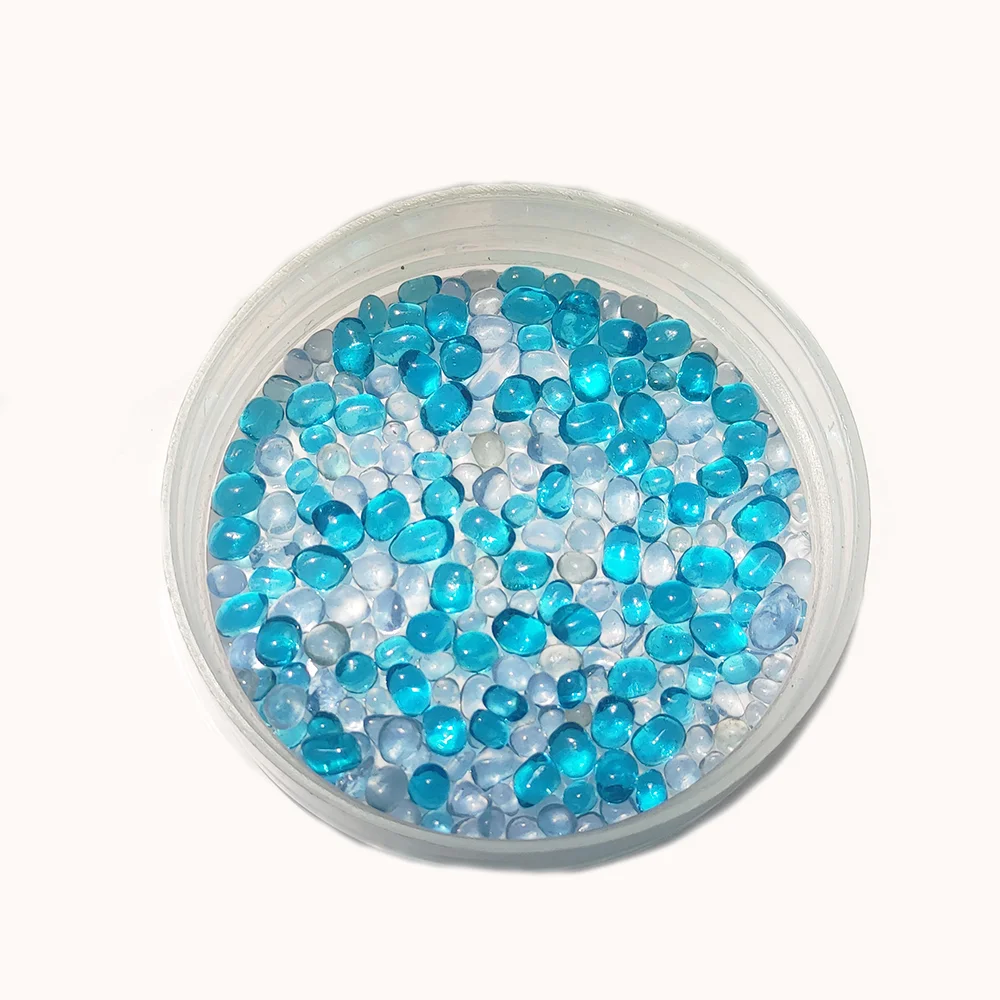 Aquamarine Beads For Pool Plaster Materials Colorful Glass Beads