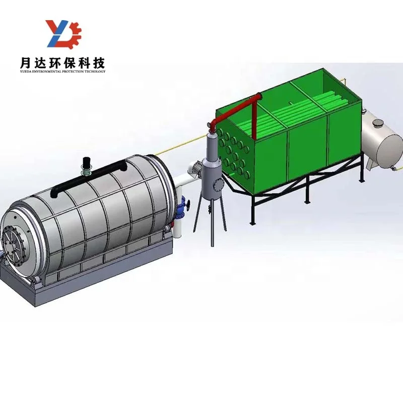 Non-pollution Waste Plastic Pyrolysis To Oil Plant With High Yield