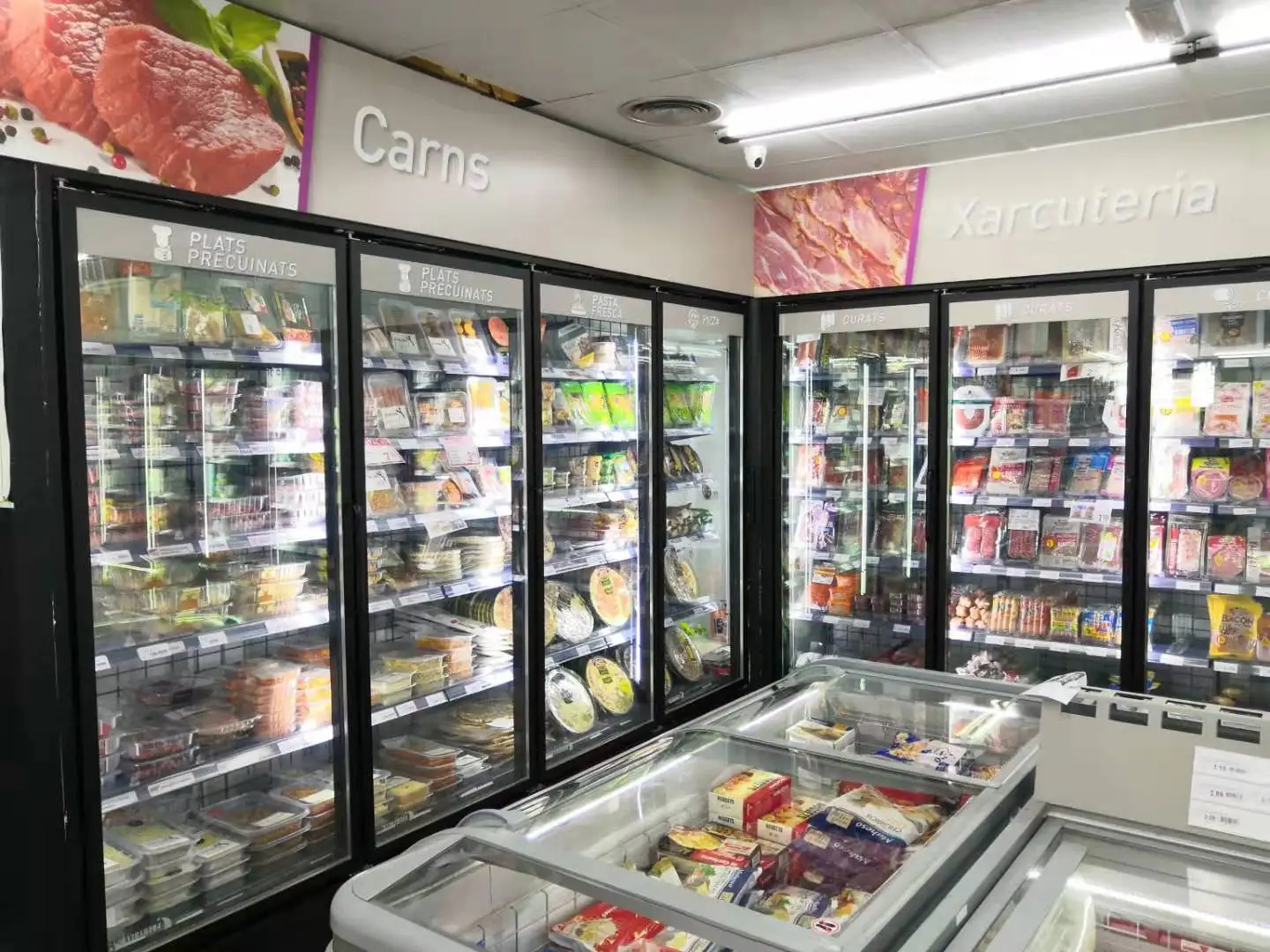 freezer door supermarket refrigerator glass door for sale