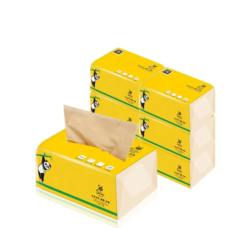 Eco-Friendly Bamboo Pulp Soft Facial Tissue