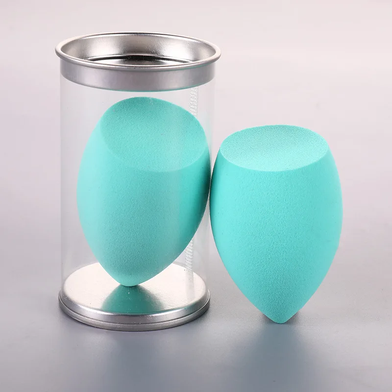 Latex-free Olive Shaped Makeup Sponge edge cut beauty blending sponges