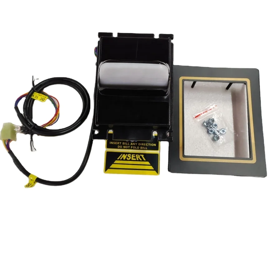Top Tp70 Bill Acceptor DC 12V Cash Drawer Acceptor International Currencies Arcade Coin Operated Games