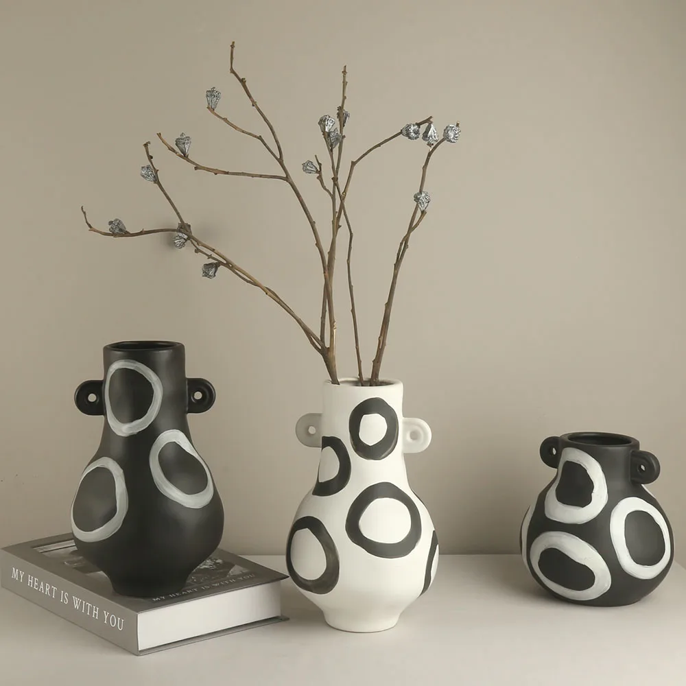 Hand Made Antique Wholesale Ceramic Vase Classical Painting Decor Custom Design