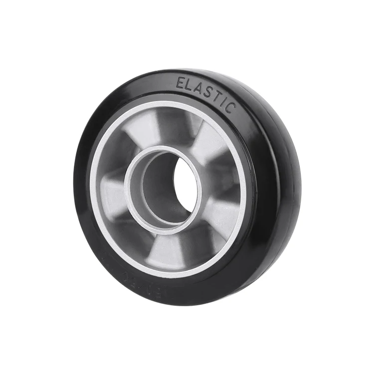 Standard solid rubber wheels with an affordable price and a huge range of variants offer good rolling comfort and quiet running
