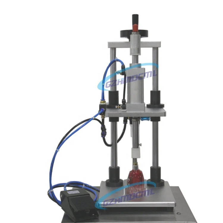 Пневматическая машина для изготовления парфюмерных стеклянных бутылок ароматизатор ОБЖИМНАЯ машина для запечатывания распылитель для духов ОБЖИМНАЯ машина