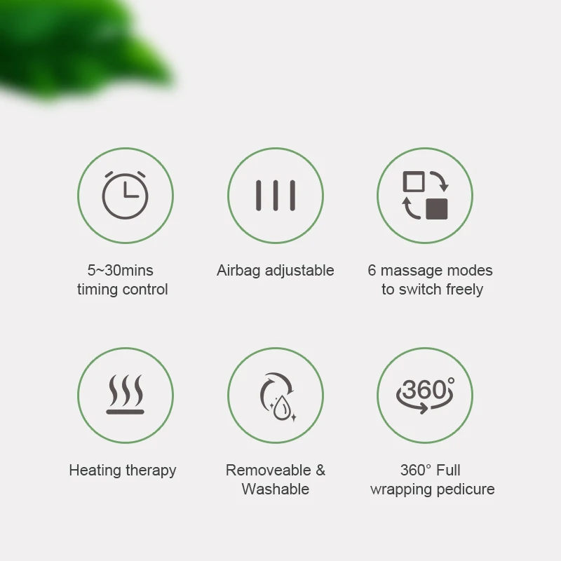 2022 Hot Sale Digital Electric Feet Spa Bath Air Compression Foot Massager With Heat