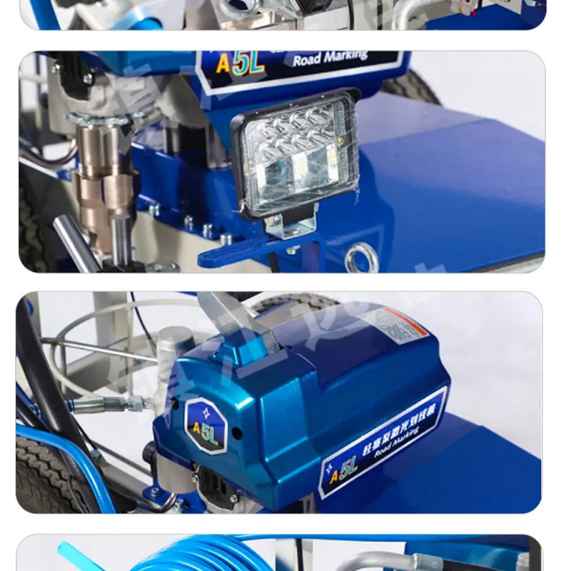 China New Design Hand-push Double Component Road Marking Paint Machine
