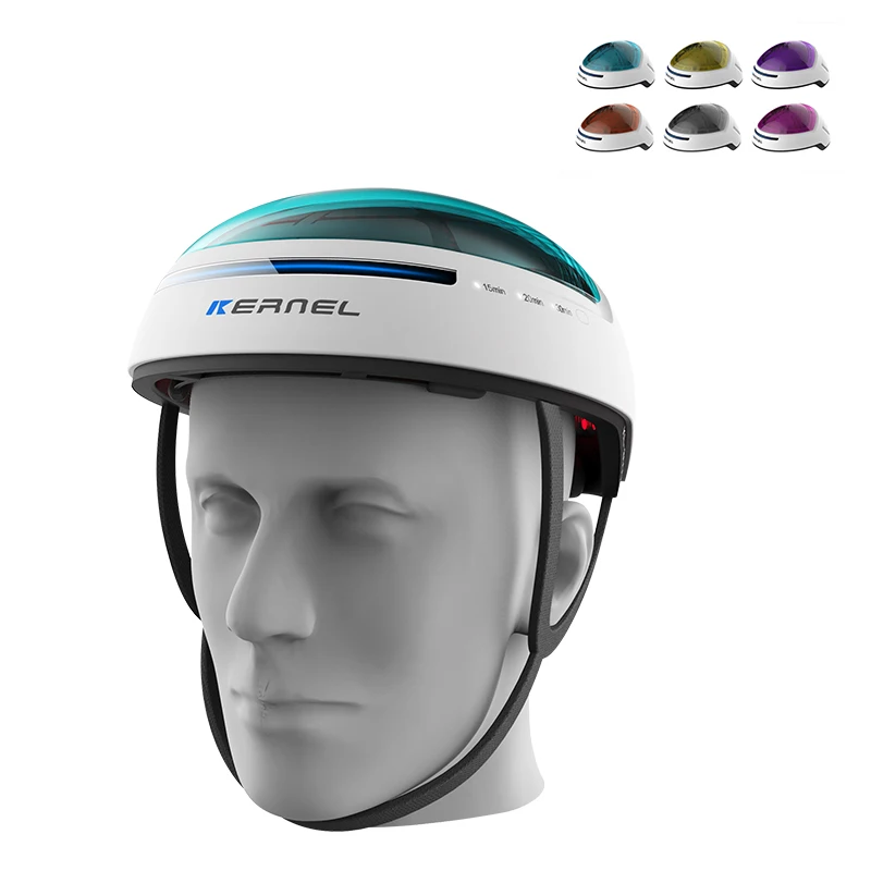 Kernel CE Logo Customize Portable Home Use 650nm 204 Diode Laser Hat for Hair Growth Anti-Hair Loss hair laser helmet