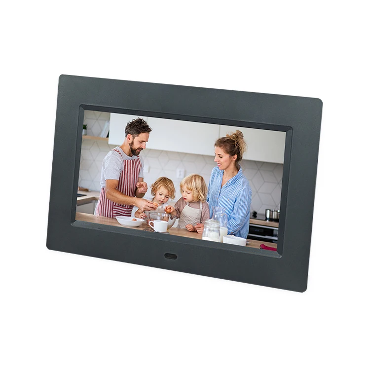 Wholesale HD Bulk Digital Photo Frame 7 inch Video Playback Gift Digital Picture Frame with Custom Packing LOGO