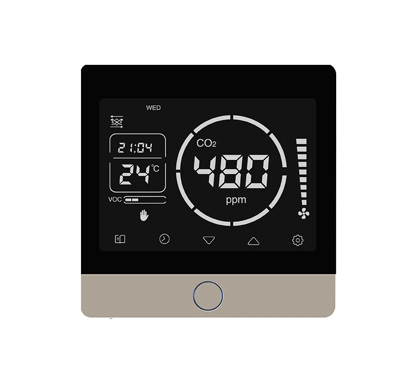 Контроллер вентилятора PWM 0-10V EC с контроллером Tuya wifi modbus и CO2 PM2.5