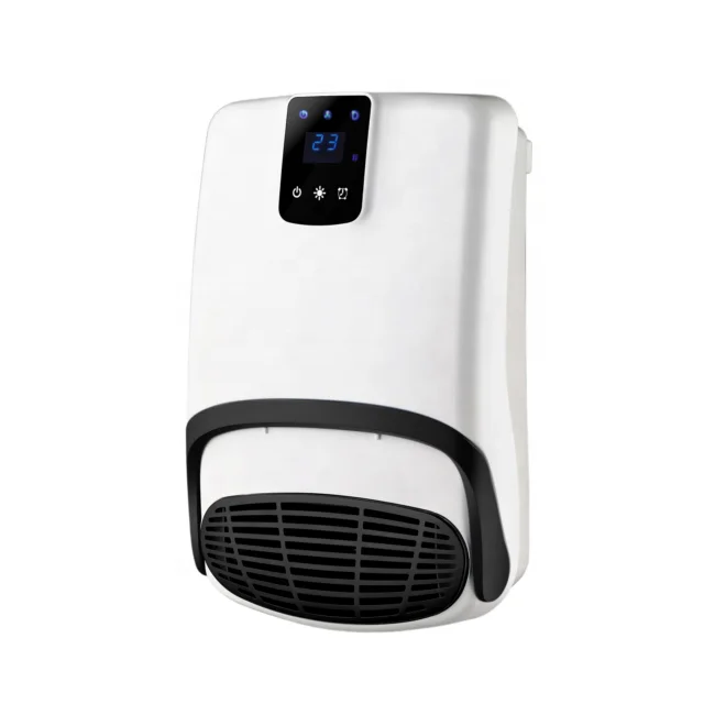 Hot selling eco heater radiator room wall mounted ceramic fan heater with remote control bathroom space electric heater 2000w