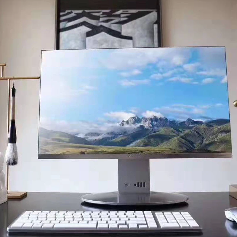 Ультра тонкий без полей 23 8 дюймов intel Kaby Lake/Gemini Lake сенсорный экран все в одном ПК I5 7200U 8G 256G