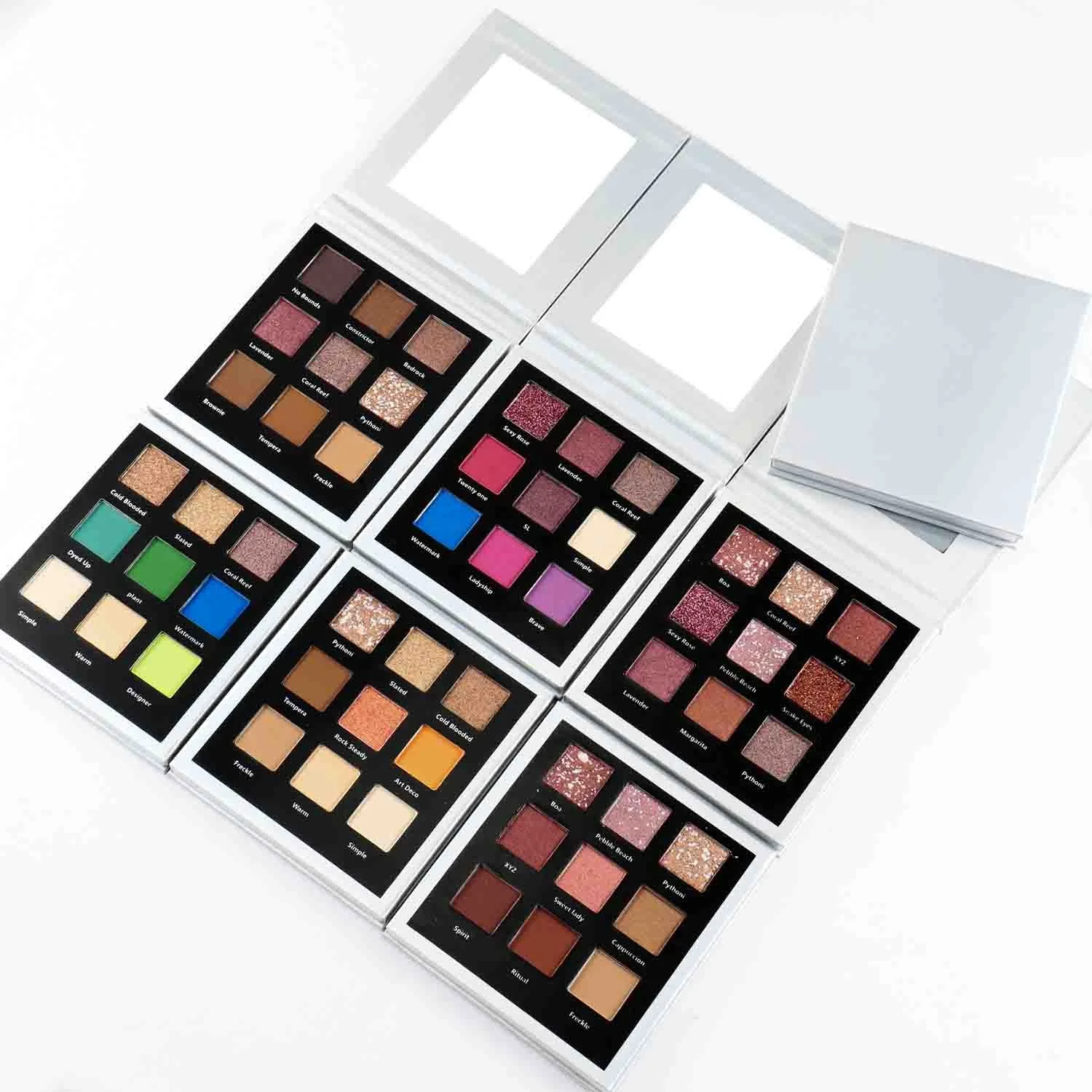 Eye Makeup Tool Custom Glitter Eye Shadow palette 9 Colors Shimmer Eyeshadow Palette