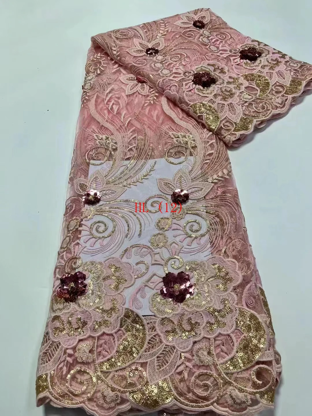 lace fabric lace mesh fabric custom durable bridal wedding dress mesh beaded lace fabric