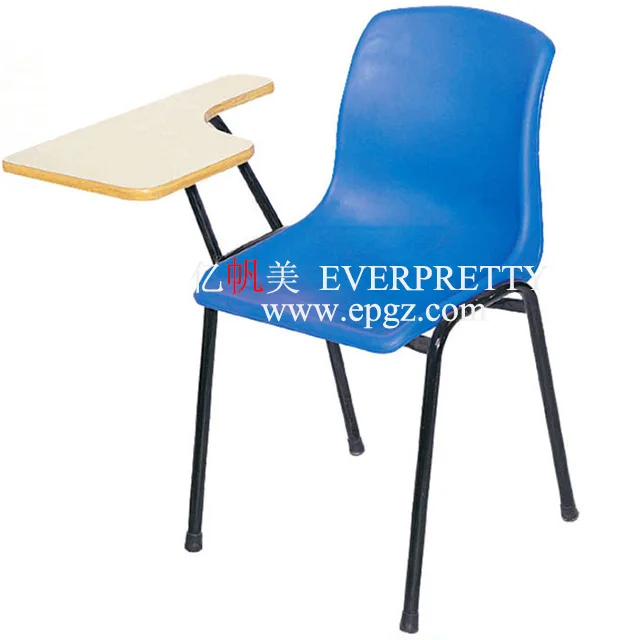 School Chairs Armrest Folding Chair With Writing Pad
