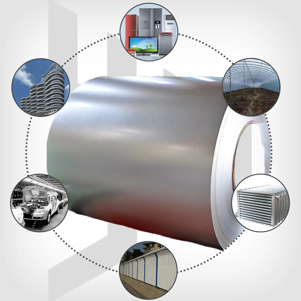 China GI GL steel factory  DX51D+AZ az150 az100 galvalume metal steel roll coil price