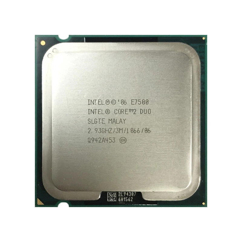  Высококачественный оригинальный дешевый двухъядерный процессор intel Core E7500