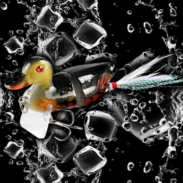 Жесткие пластиковые приманки для утки Topwater плавающая шарнирная приманка высокого качества рыболовная