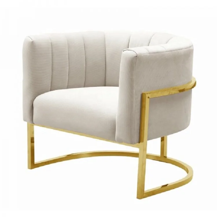 America style cheap channel tufted white modern accent chair occasional chair hotel accent chairs furniture modern luxury