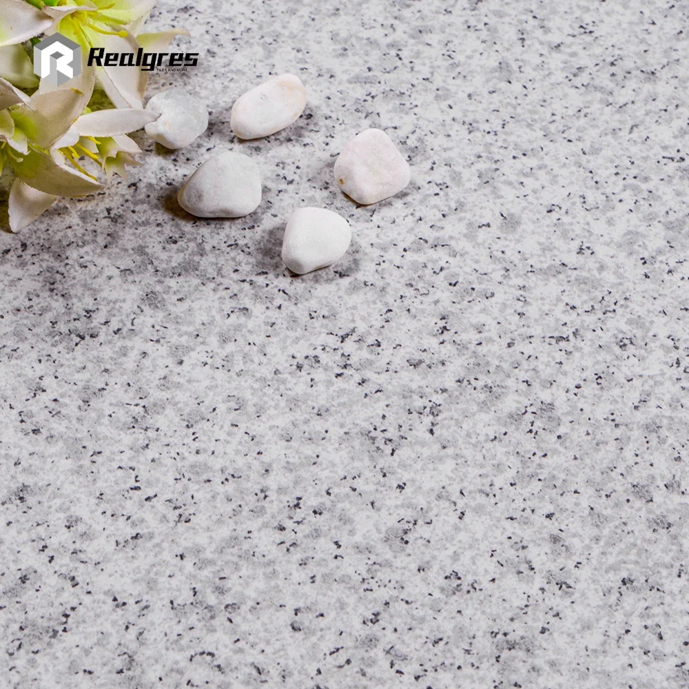 60x60 Full Body Rustic Rough White Granite 2cm Parking Porcelain Floor Tile